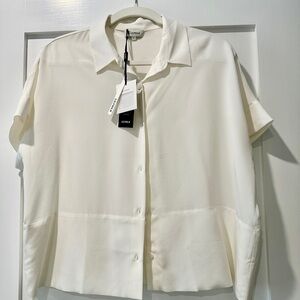 Lily Silk women’s casual short sleeve silk shirt